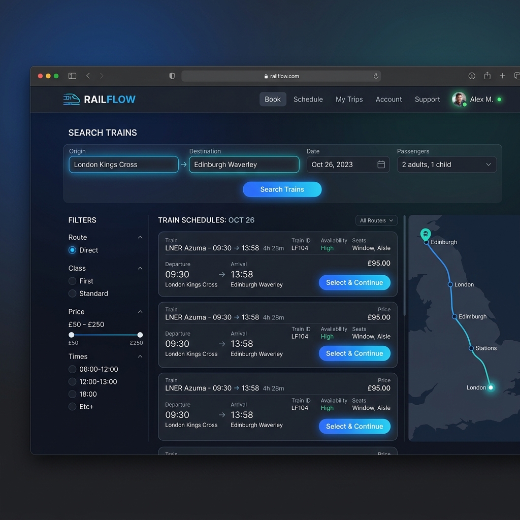 Railway Sys Mockup